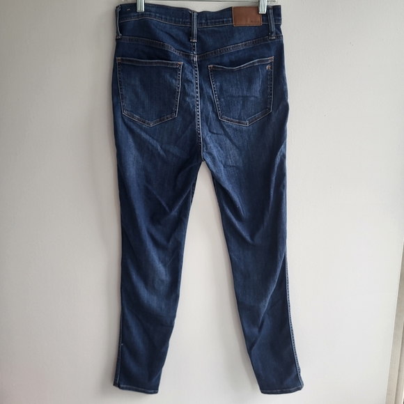 Madewell Skinny 10" High Rise Skinny Ladies Jeans Button Zipper Size 29 - Picture 9 of 10